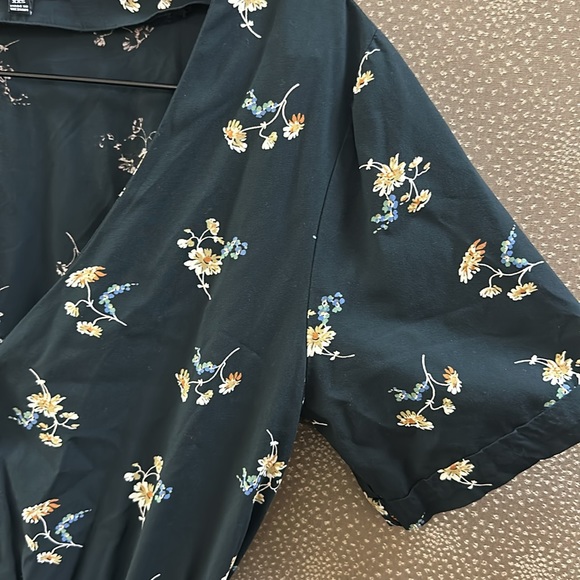 🔥🔥🔥Madewell Button-Front Day Romper in Daisies XXS - Picture 4 of 10